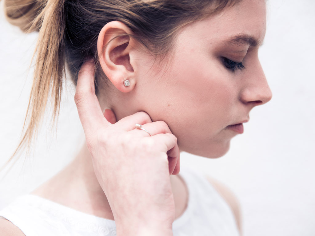 Silver Prism Ring and Earrings Collection Origenes